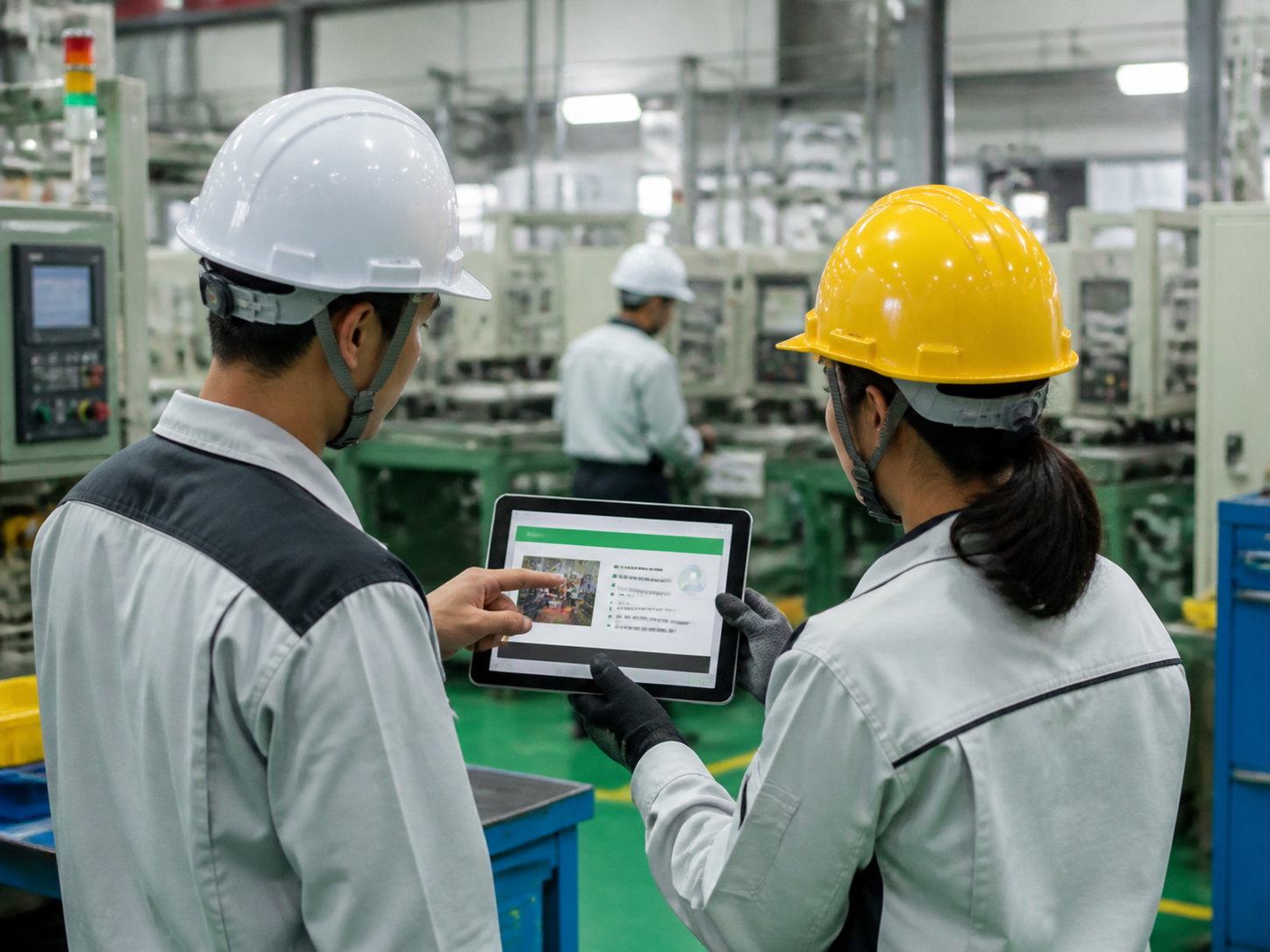 製造業の現場教育イメージ