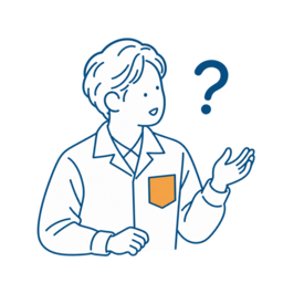 質問をしている人のイラスト